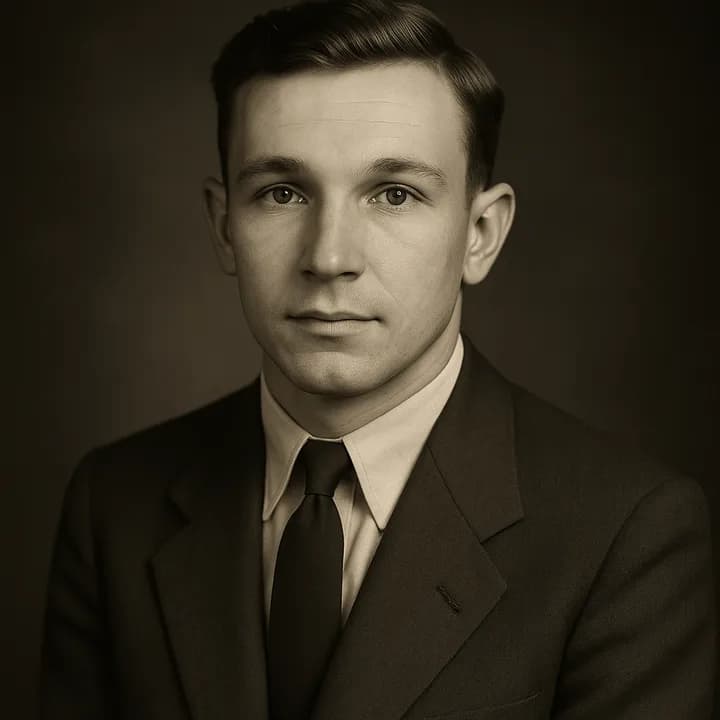 An old photograph restored in the Golden-Age Studio Portrait style
