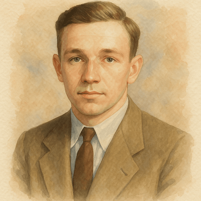 Restored Watercolour Portrait